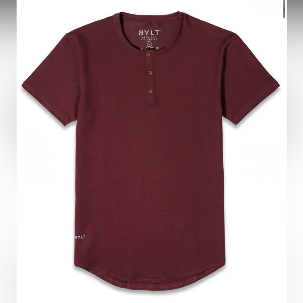 BYLT Basics LUX Henley Tee – Size Large – Excellent Like-New Condition